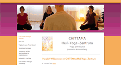 Desktop Screenshot of chittamayogazentrum.de