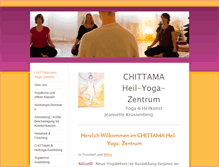 Tablet Screenshot of chittamayogazentrum.de